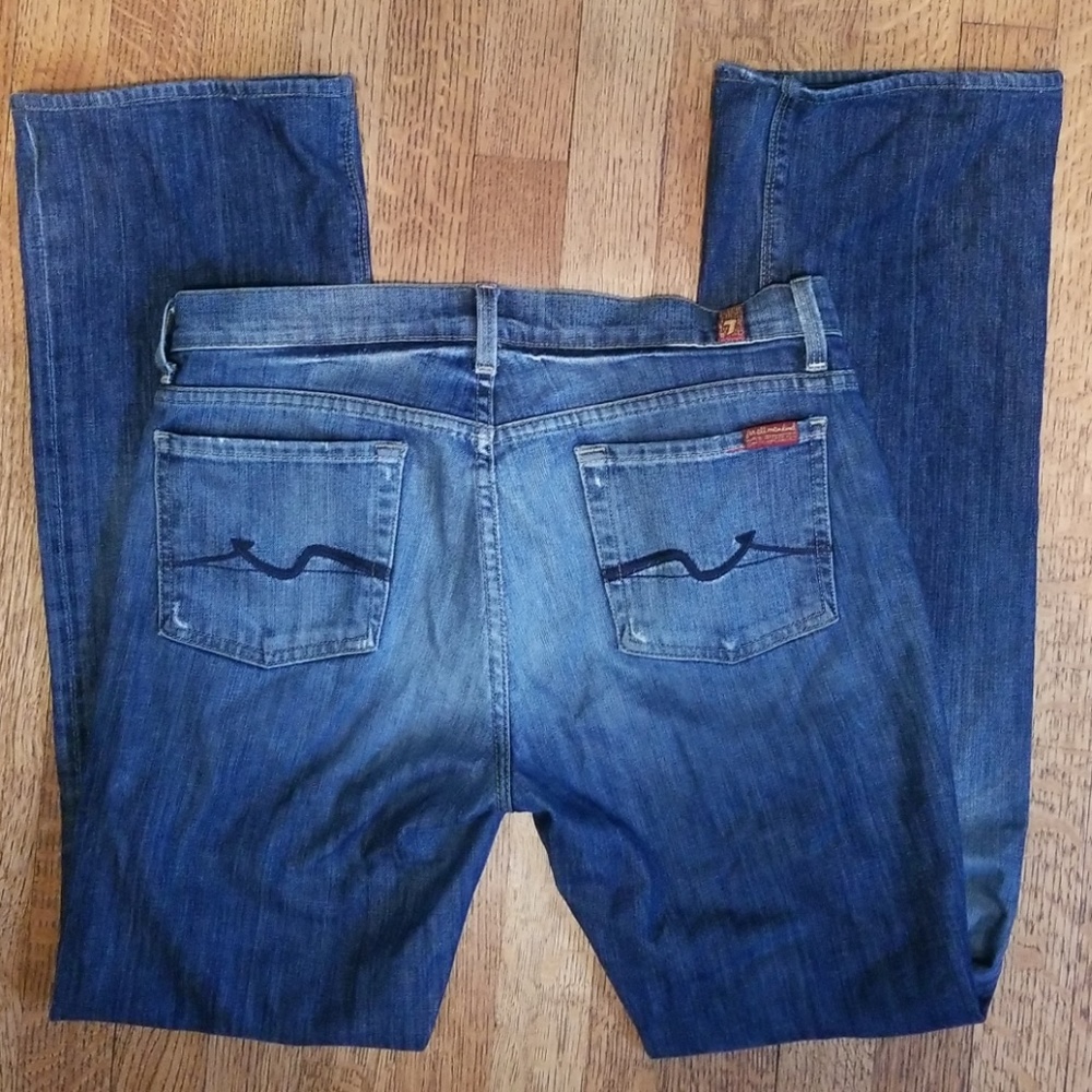 7 for all mankind high waist boot cut sz 30